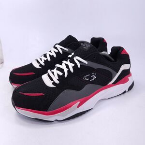 Skechers Black and Red Athletic Shoes